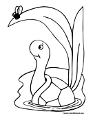 Fly Coloring Page 2