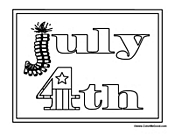 July 4th Poster Sign