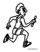 Running Coloring Pages